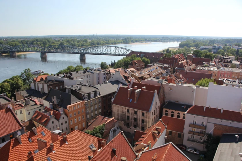 Toruń widok na Wisłę